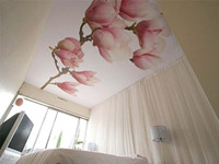 Тканевые натяжные потолки